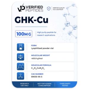 Verified Peptides GHK-Cu
